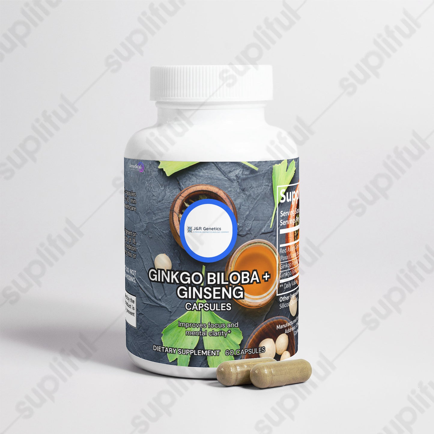 J&R Ginkgo Biloba + Ginseng