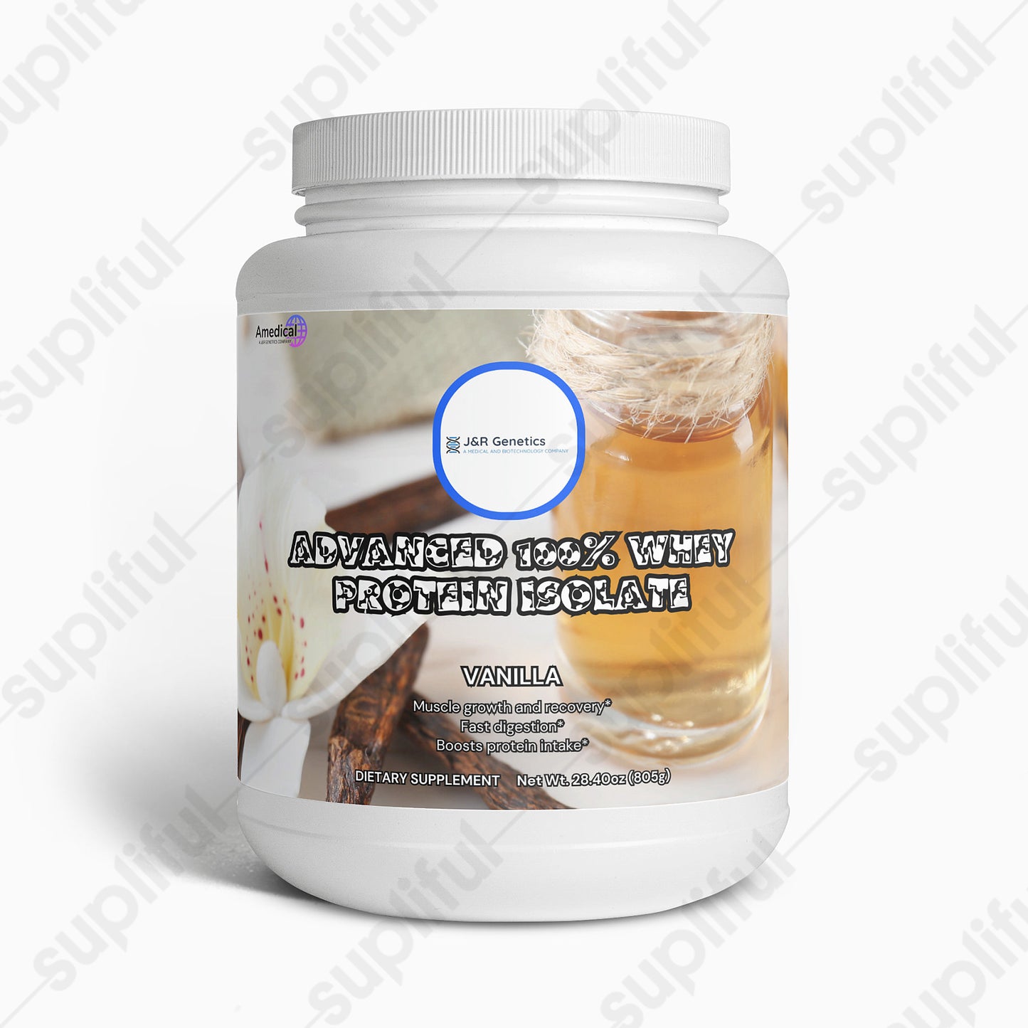 J&R Advanced 100% Whey Protein Isolate (Vanilla)