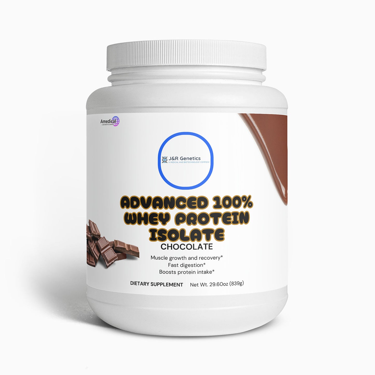 J&R Advanced 100% Whey Protein Isolate (Chocolate)