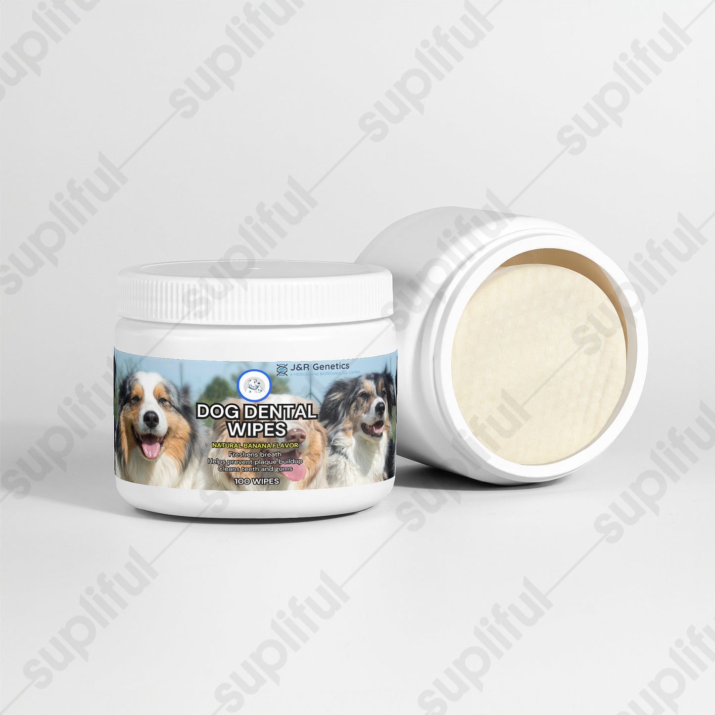 J&R Dog Dental Wipes