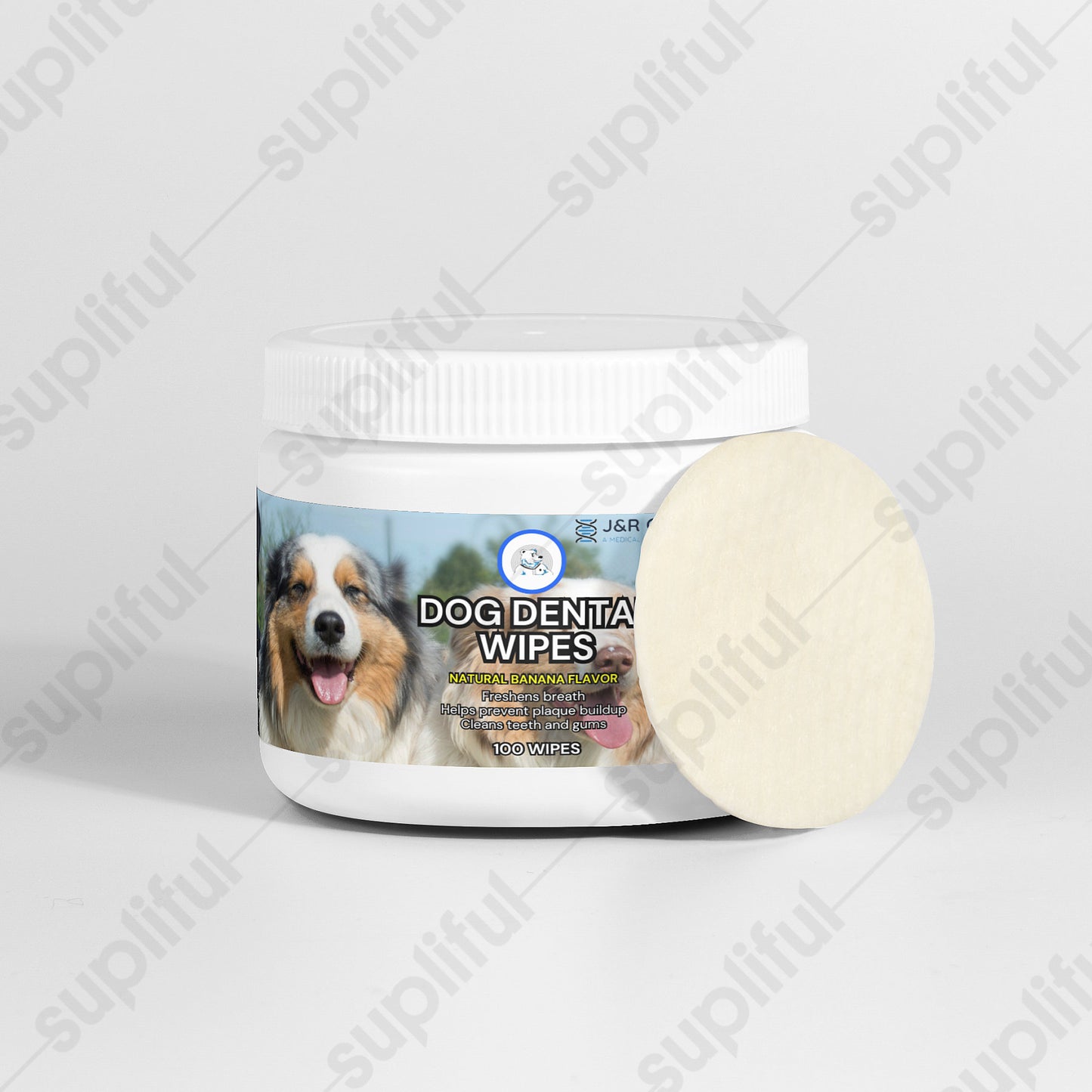 J&R Dog Dental Wipes