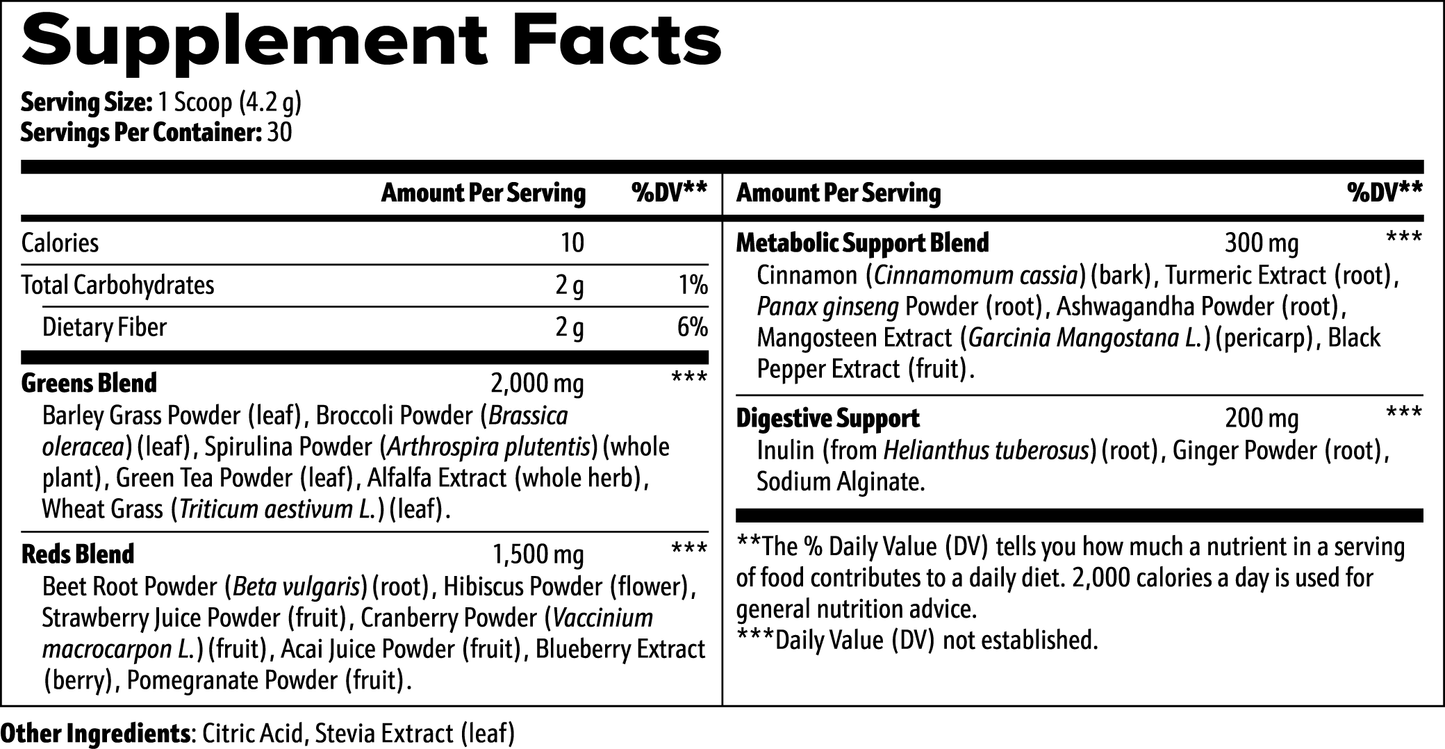 J&R Greens Superfood