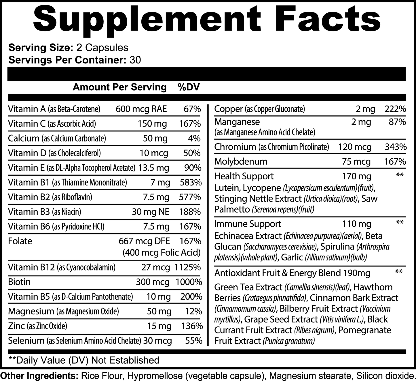 J&R Complete Multivitamin